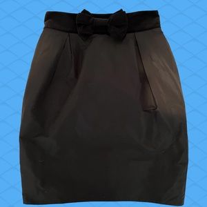 RED VALENTINO BLACK SKIRT DRESSY EVENING PARTY VELVET NOW BLACK Small